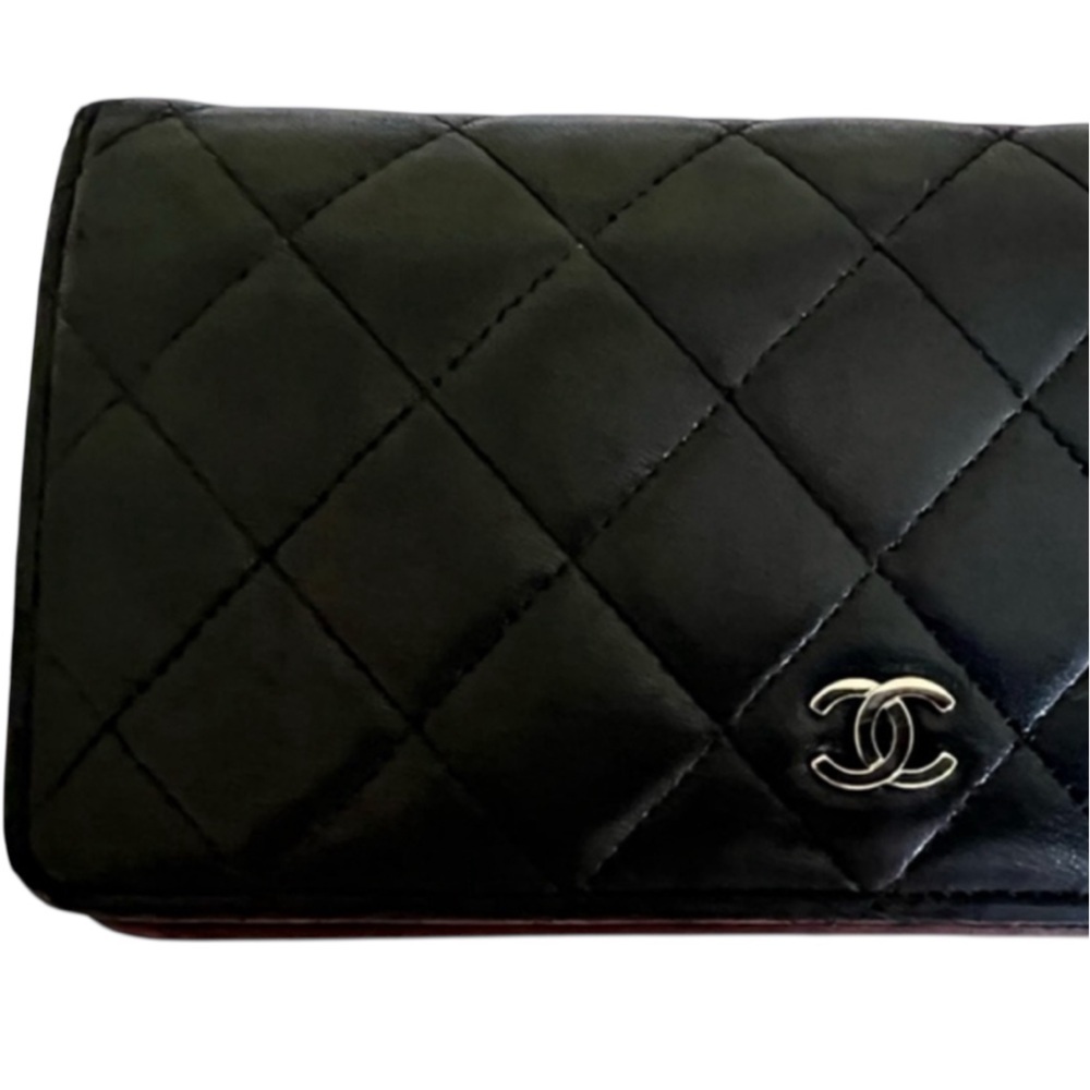 CHANEL Quilted Caviar Trifold Classic Flap Wallet - Picture 7 of 13